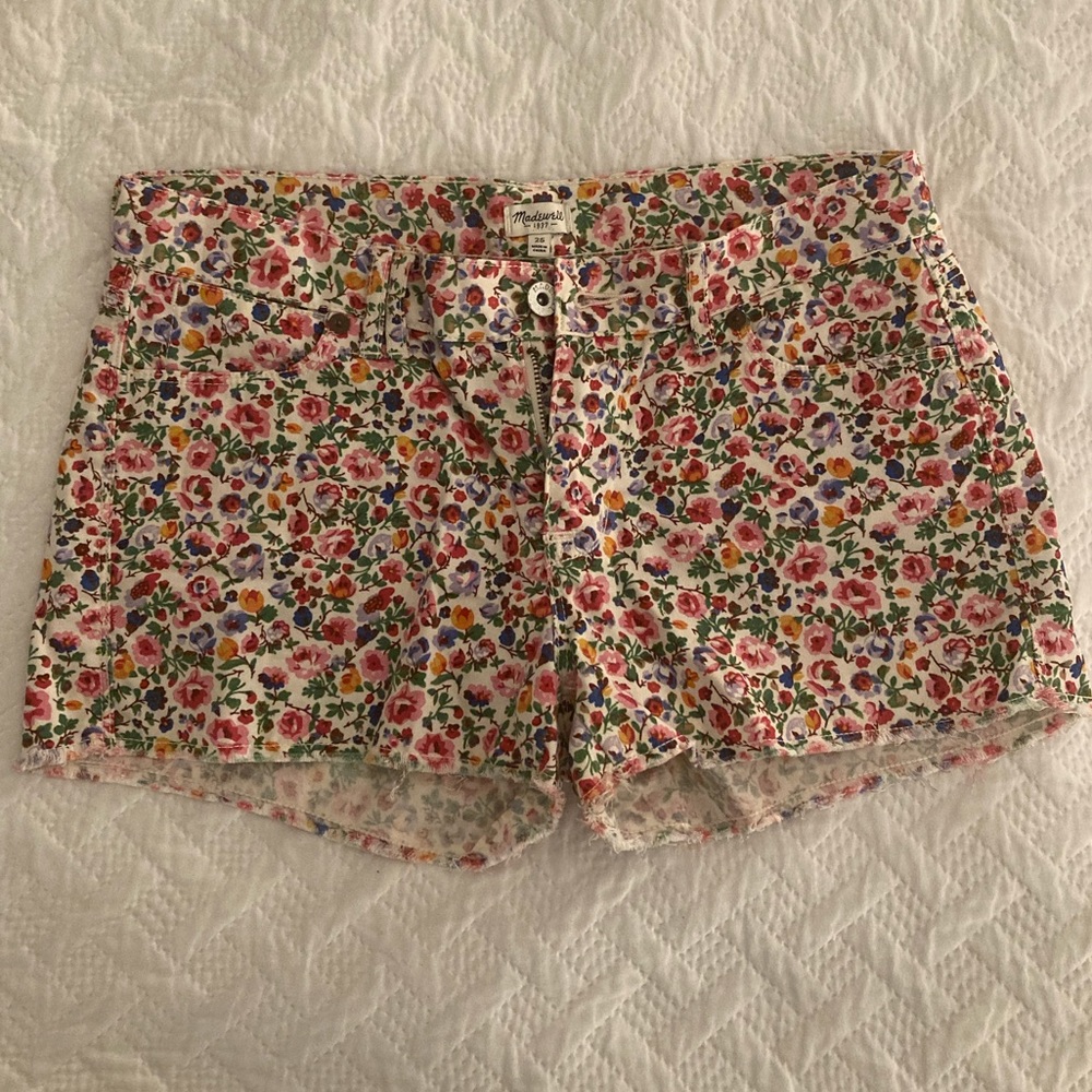 Madewell Floral Shorts